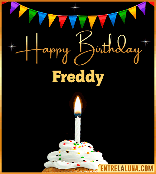 GiF Happy Birthday Freddy